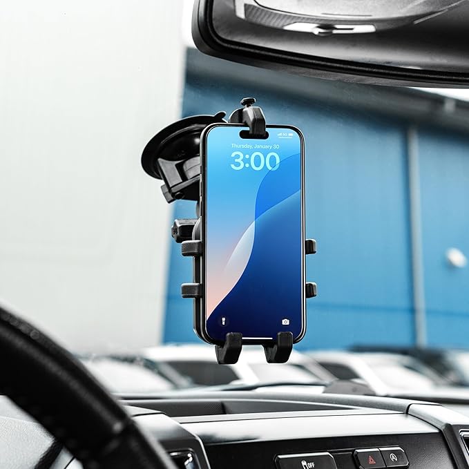 RAM MOUNTS Quick-Grip Pro Phone Holder with B-Size (1") Ball RAM-HOL-PD5BU