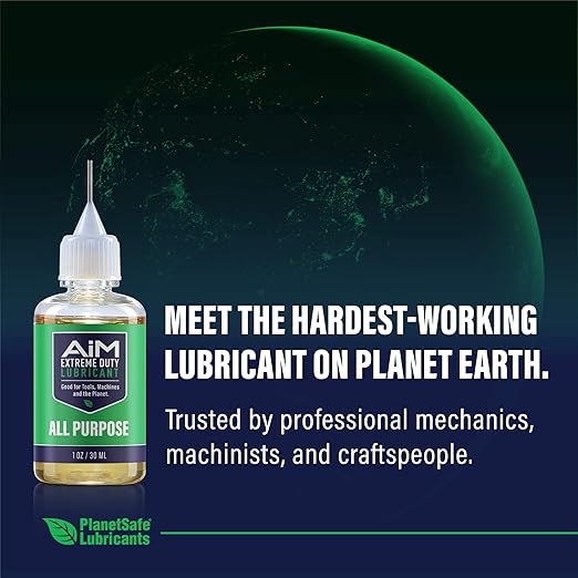 PlanetSafe Lubricants Hedge Trimmer Oil for Blades - 1 oz + 4 oz - Spray & Cleaner for Tools - Lubricating Oil for Mini Chainsaw - Resin Solvent for Hedge Trimmer - Made in The USA!