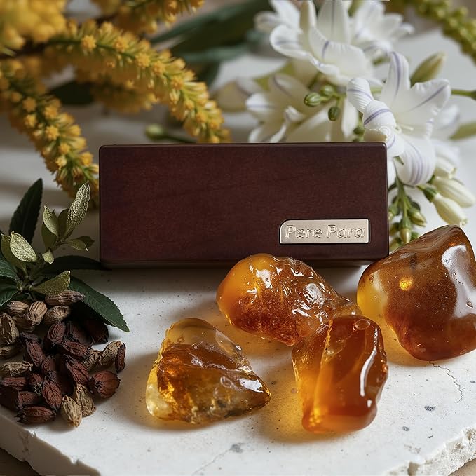 4 Packs Amber Vanilla Scented Natural Wood Vent Clips,【Ease Your First Breath】 Odor Refresh Car Scents Air Freshener Refills, Long Lasting Fragrance Diffuser, SUV Essentials Gift for Women