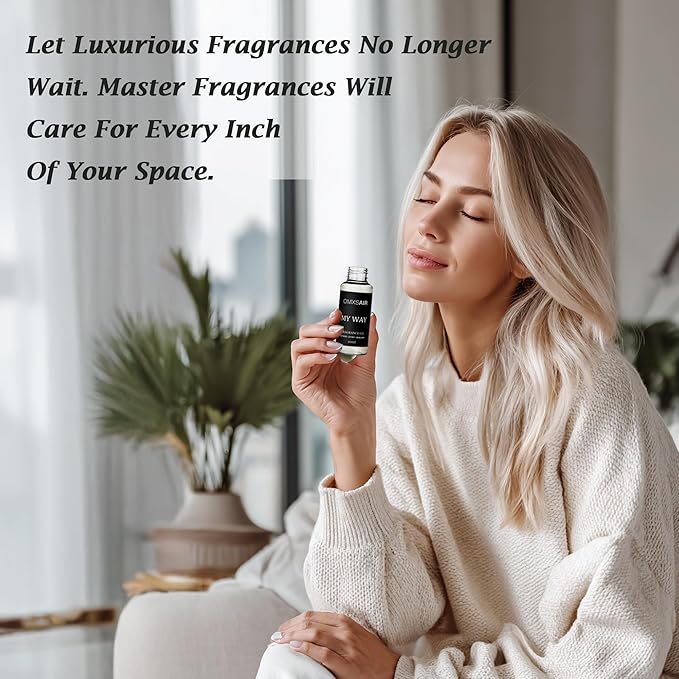 Luxury Hotel Scent Dubai Oil Diffuser Refill Kit | Long Lasting Essential Oil for Large Room, HVAC & Car Waterless Fragrance Diffusers| Nanotech Formula| Spa Calming Aromatherapy Oil (20ml/0.7FL oz)