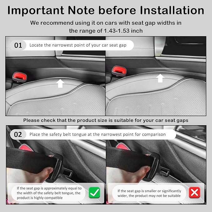2PCS Upgraded Car Seat Gap Filler Organizer with Phone Holder,2 in 1 Car in Between Cars Seat Catcher for Filling Gaps,Versatile Cars Gap Seats Filler as Under Seats Storage