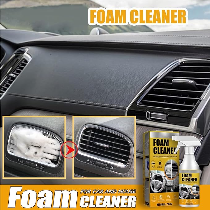 Foam Cleaner for Car, Foam Cleaner All Purpose, Foam Cleaner for Car Interior, Multi-Purpose Car Upholstery Cleaner for Car Seats Leather (5PC)