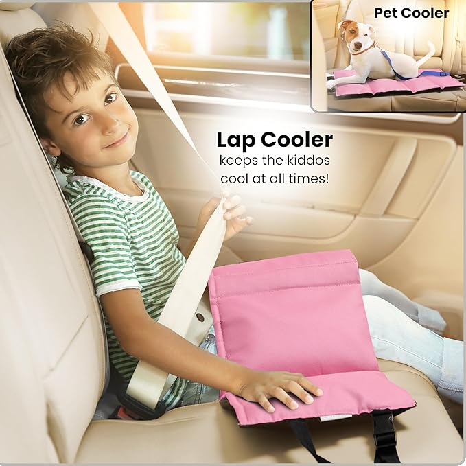 Swanoo Car Seat Cooling Pad, Stroller Cooling Pad with Ice Pack for Babies Toddler and Kids, Sun and Heat Cover Protector for Summer Carseat Cooler Liner…