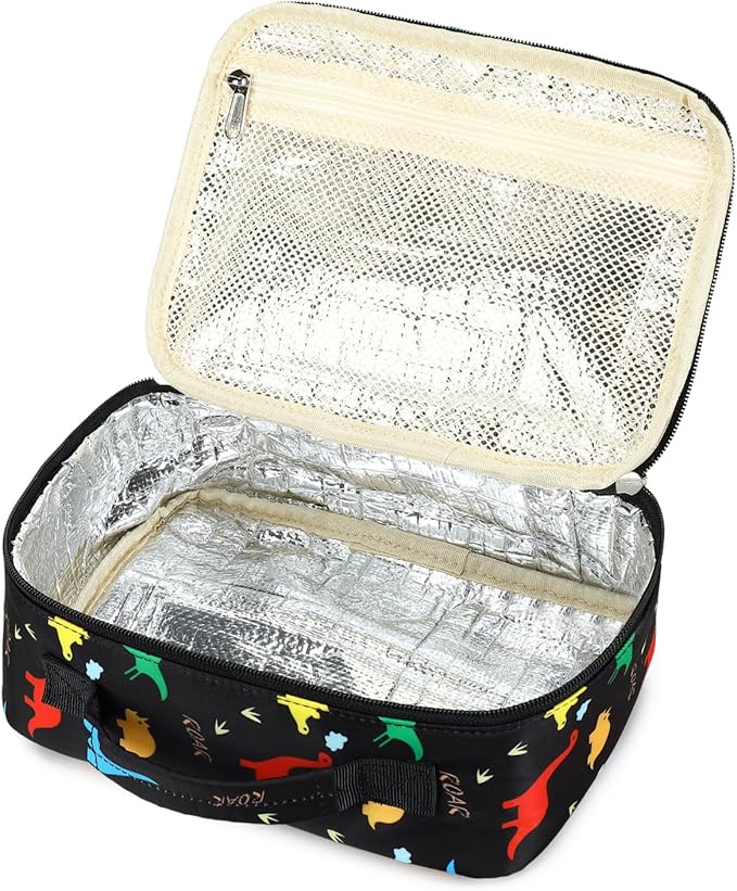 CAMTOP Lunch Box Kids Boys Insulated Lunch Cooler Bag Reusable Lunch Tote Kit for School Travel