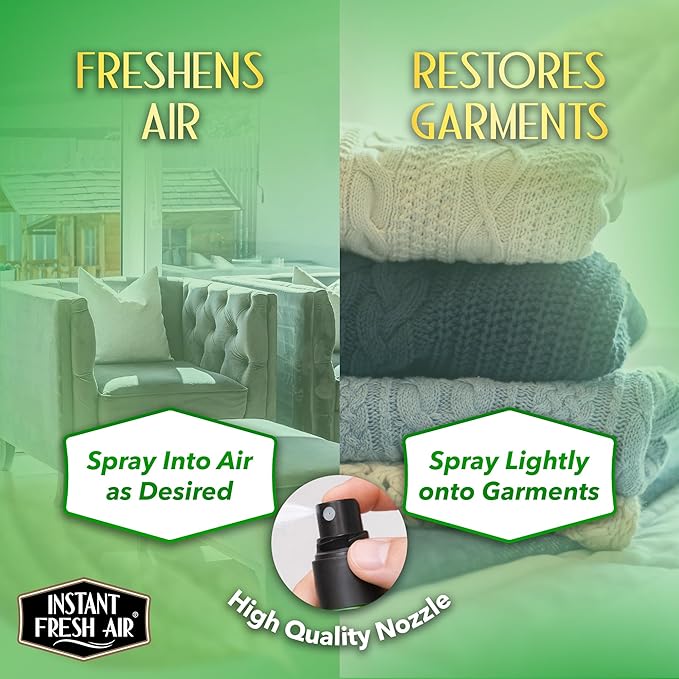 Smoke Vanish - Smoke Odor Eliminator Spray - Removes Smokey Odor Instantly with Noxban™ - Eco-Friendly - For Home, Car, Clothes & Travel - Fresh Mist Scent - 4 oz.