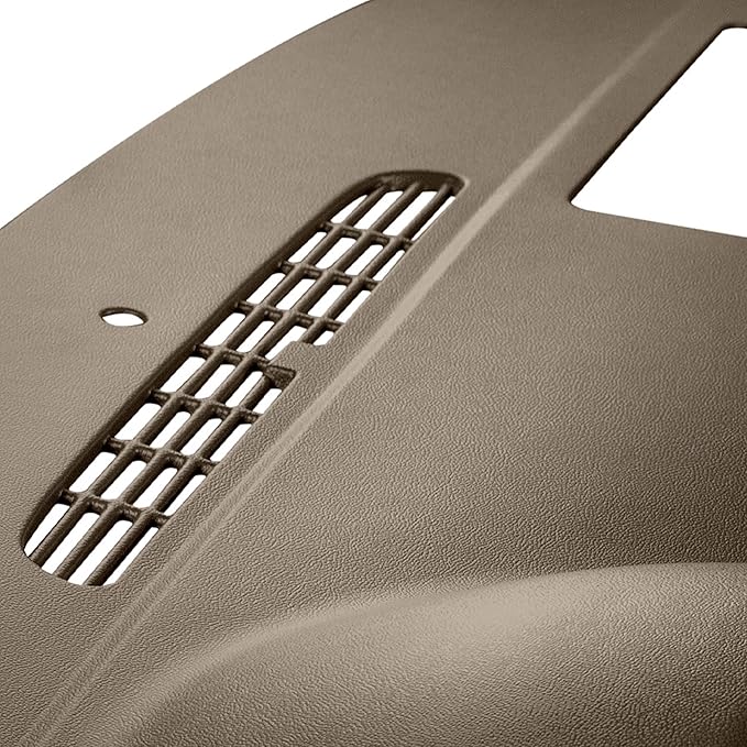 DashSkin Dash Cover Compatible with 2007-2014 Chevy Tahoe Suburban Avalanche & GMC Yukon & Yukon XL Without Dash Speaker in Cashmere - Hard Molded Plastic Dashboard Cap