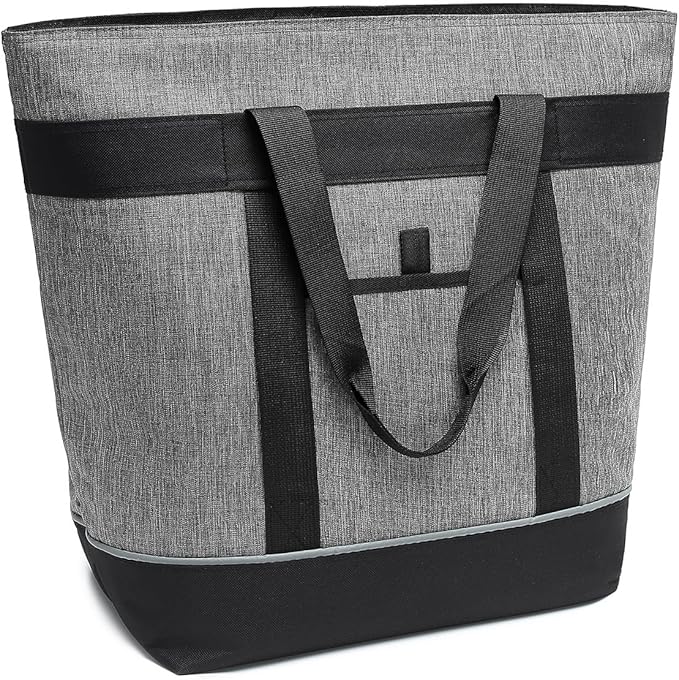 Insulated Cooler Bag Reusable Grocery Tote Bags Transport Large Lunch Box for Women