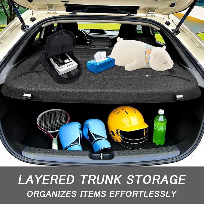 Cargo Cover for Mazda CX-30 CX30 2026 2025 2024 2020 2021 2022 2023 Accessories Trunk Cover Security Shielding Shade Cargo Luggage Cover Trunk Privacy Protection