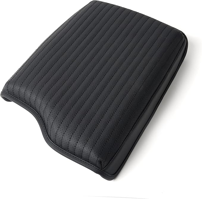 KMMOTORS Center Console Cover for Palisade 2023, 2024, 2025 – Thick Armrest Cushion Pad, Interior Accessories Protector, Funda de Consola para Palisade (Black, Facelift Design)