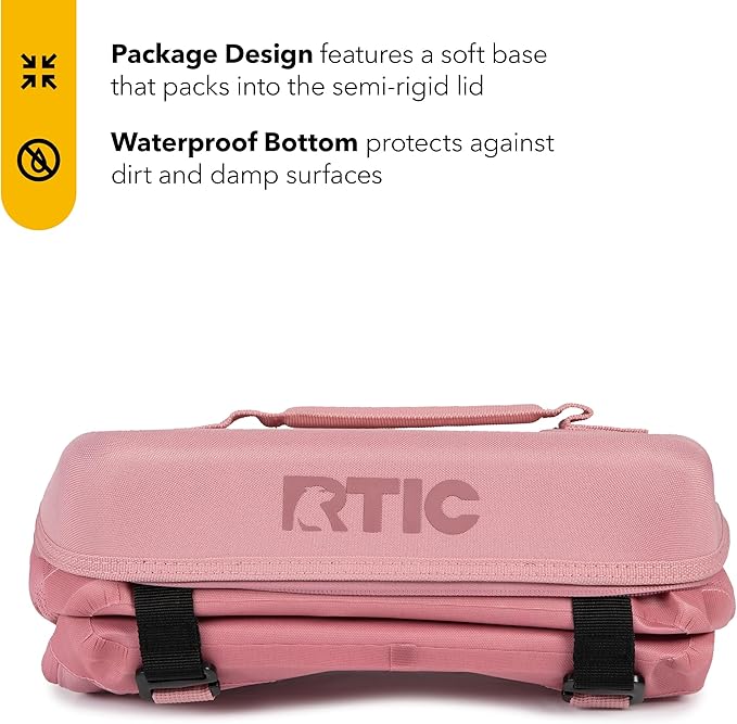 RTIC 15 Can Everyday Cooler, Soft Sided Portable Insulated Cooling for Lunch, Beach, Drink, Beverage, Travel, Camping, Picnic, for Men and Women