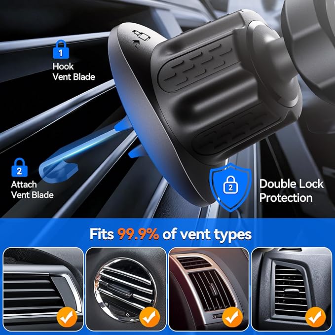 for MagSafe Car Mount,【22 N55 Super Magnets】Magnetic Phone Holder for Car Air Vent, HandsFree Cell Phone Mount Car Accessories for Men Women Compatible with iPhone 17 16 15 14 13 12 Pro Max