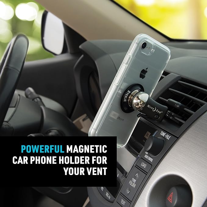 Nite Ize Steelie Vent Kit - Magnetic Cell Phone Holder for Car Vents - Phone Mount - Orbiter
