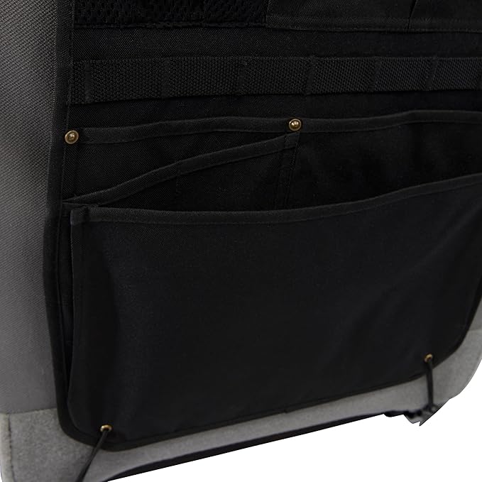 Carhartt Universal Nylon Duck Automotive Seat Back Organizer,Organization for Work and Kids,Black,(Pack of 8)