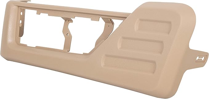 ECOTRIC Tan Front Driver Seat Cushion Panel Trim Compatible with 2008-2010 Ford F250 F350 F450 F550 Super Duty Replacement for # 8C3Z-2562187-BB