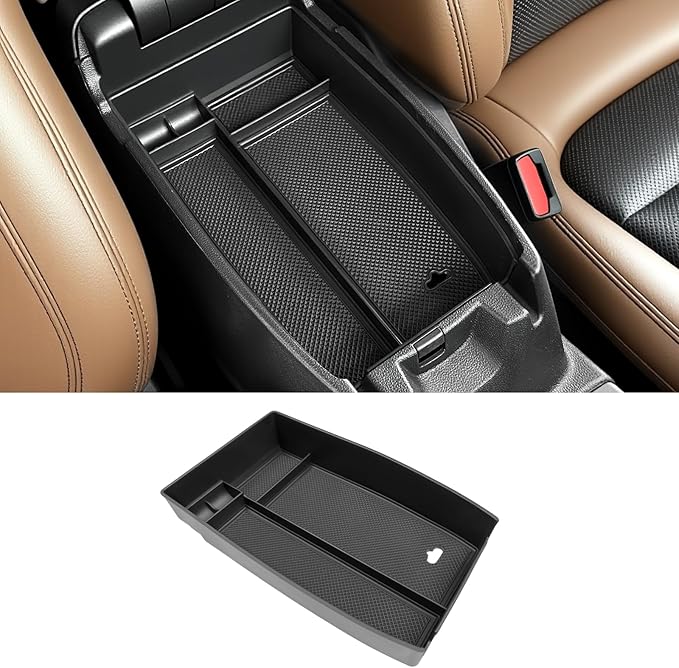 Center Console Organizer Compatible with 2021-2025 Ford Bronco Sport/2020-2025 Ford Escape Armrest Storage Tray Arm Rest Organizer for Bronco Sport/Escape Accessories(Armrest Storage Tray)