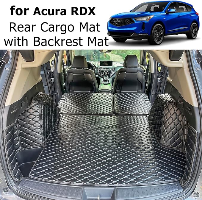 Cargo Liners for 2019-2026 Acura RDX Trunk Mat Full Coverage Cargo Mat All Weather Anti-Slip