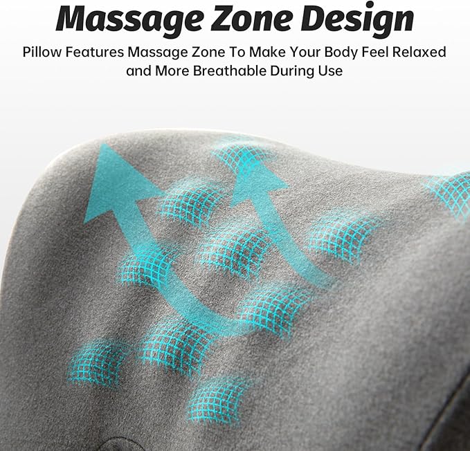 Headrest Office Chair Neck Pillow Ergonomic Memory Foam Desk Pillow for Napping - Multifunctional Comfort for Adult Workstations,Neck Support Pillow Chair for Car, Office, Gaming