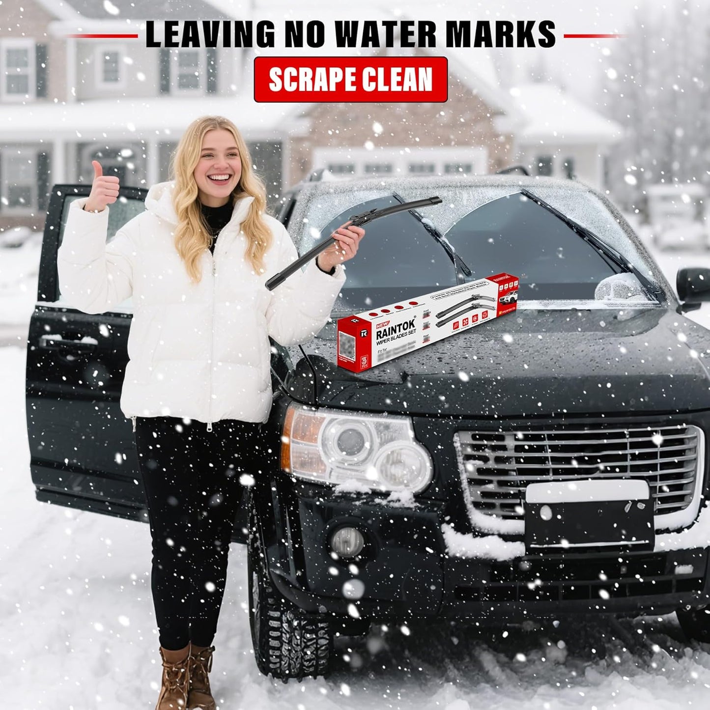 Windshield Wiper Blades Replacement for 2015-2023 Jeep Renegade Original Factory Quality Front Rear Wipers Blade Set for My Car - 22" 20" 11" (Pack of 3)