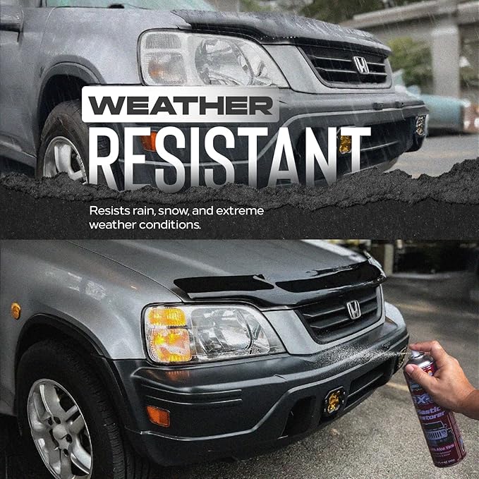 GX-3 Plastic Restorer – Black Plastic Restorer for Cars & Automotive Trim Restorer – Interior Car Cleaner & Exterior Faded Plastic, Vinyl & Rubber Renewer with Aloe Vera 4PK (14 fl oz)