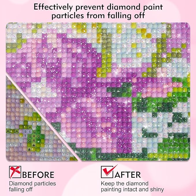 sevgili Diamond Painting Sealer Kits 210ML with Brushes, Diamond Art Sealer Puzzle Glue Diamond Painting Accessories and Tools for Adults