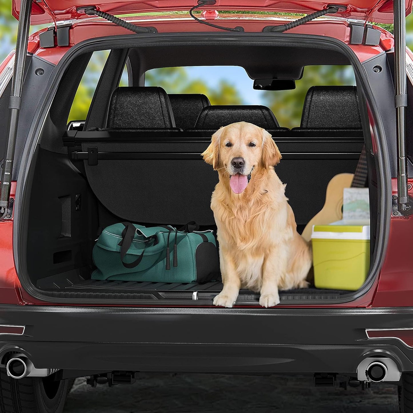 OEDRO Cargo Trunk Liner Floor Mat Compatible with 2010-2024 Toyota 4Runner with 3rd Row Seats, Unique Black TPE All-Weather Guard Cargo Mats