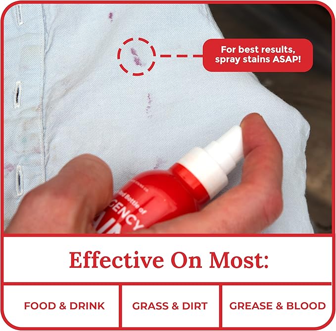 Emergency Stain Rescue Stain Remover Spray - Carpet Cleaner Spray - Wine & Coffee Stain Removal - 16 Fl Oz (Pack of 1)