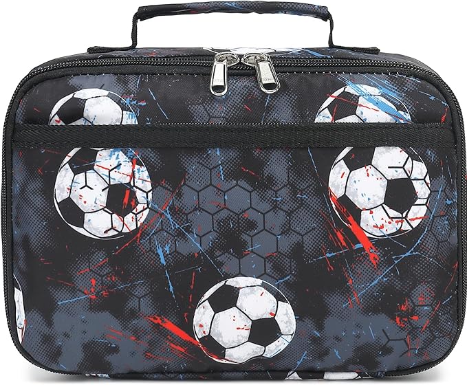 CAMTOP Lunch Box Kids Boys Insulated Lunch Cooler Bag Reusable Lunch Tote Kit for School Travel