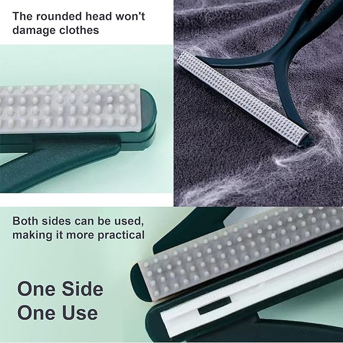 2-PCS Pet Hair Remover Gloves with A Hair/Lint Removal Tool, Reusable Magic Brush Pet Hair Removal Glove for Dogs & Cats, Remove Dog/Cat Hair from Couch, Carpet, Car Seat.