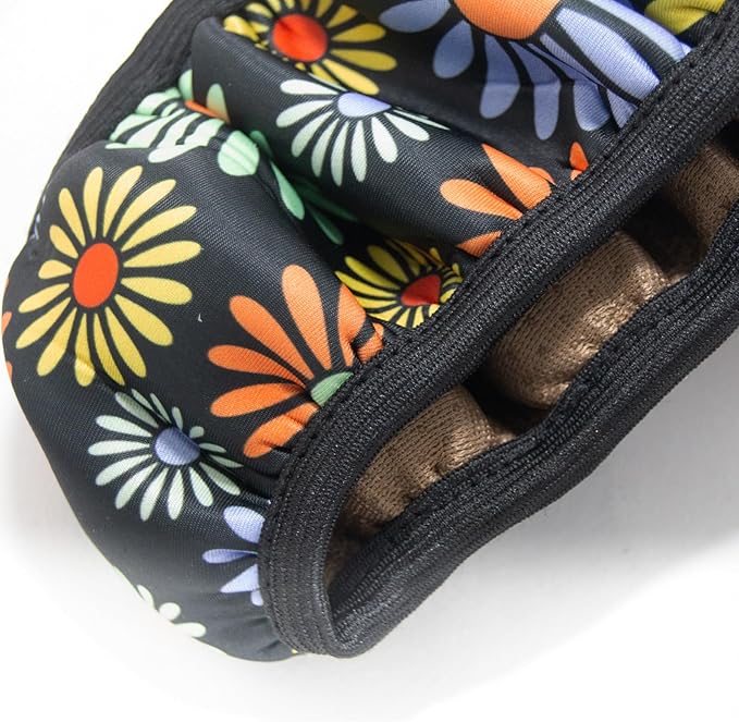 Steering Wheel Cover for Women Boho Universal Steering Wheel Covers Protector Car Accessories for Car 15 inch (Sunflower)
