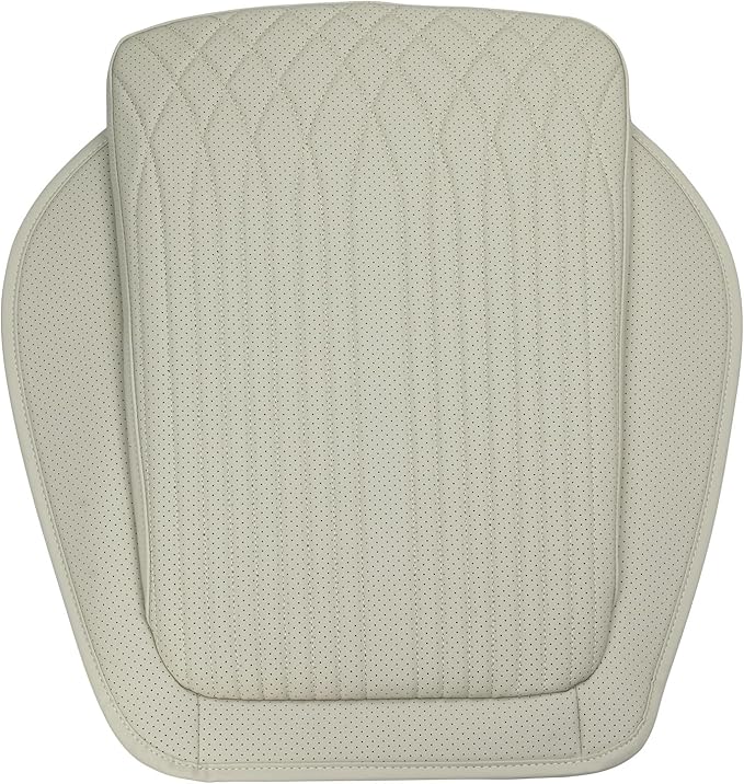 Car Seat Cushion Fit for BMW Accessories Front and Rear Seat Pad for Car Driver Seat Office Chair Off-White(1PC)