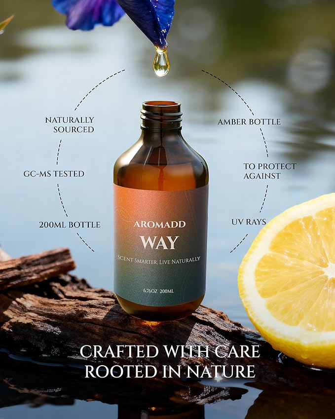 AROMADD Way Diffuser Oil Inspired by Luxury Hotel Scent 6.76 Fl Oz (200ml), Aroma Diffuser & Hotel Fragrance Diffuser Oil, Essential Oil Diffuser for Aromatherapy, Long-Lasting