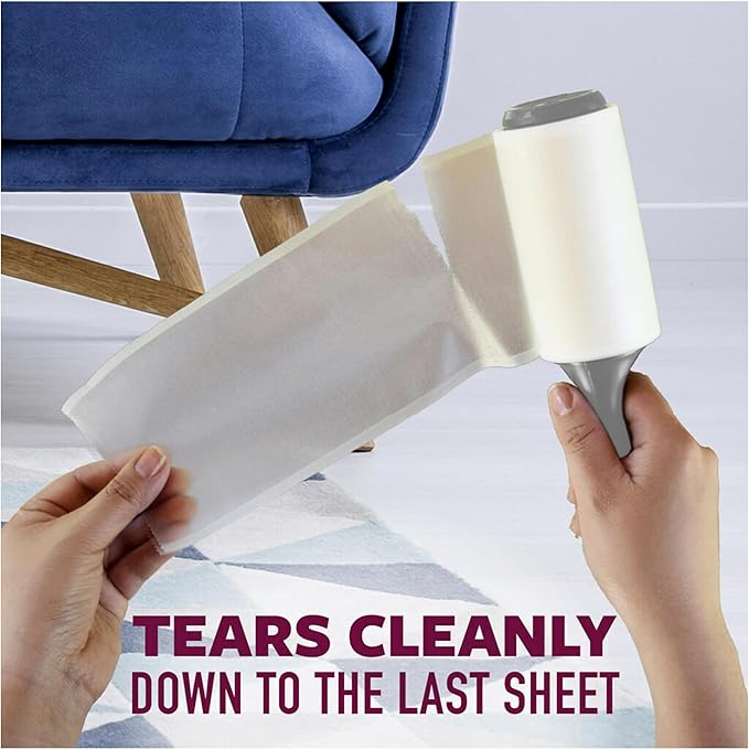 Scotch-Brite Pet Hair Pickup Extra Sticky Lint Roller, Used for Removing Fur on Couches, Clothes, and More, 95 Sheets