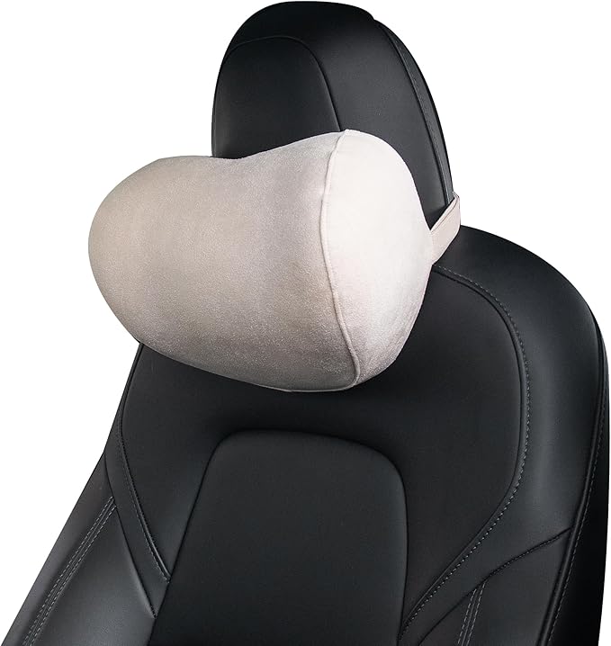 Car Neck Pillow for Driving - Ultra-Soft C-Shaped Neck Pillow for Car, Cloud-Like Comfort & Neck Support for Car Seat, Perfect for Long Drives & Road Trips