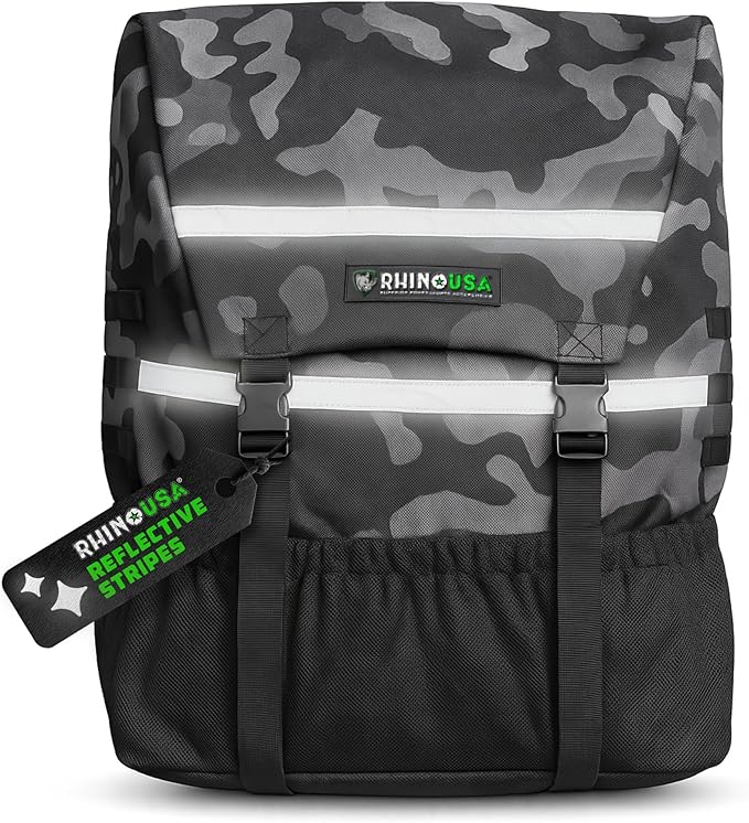 Rhino USA Spare Tire Trash Bag - Ultimate Car Storage Solution For Overlanding Accesories, Firewood, Water, Camping Essentials and More! - Camo