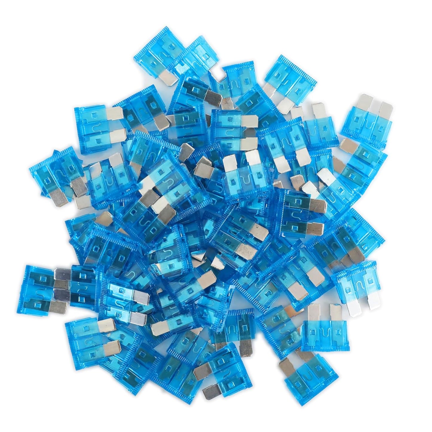(80Pcs) 15 Amp Standard Fuse, 15A Car Blade Fuses for Car/RV/Truck/SUV/Motorcycle/Boat