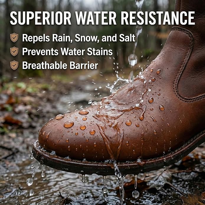 Mink Oil Leather Conditioner- 3.52oz Waterproof Formula Softens & Restores Boots, Shoes, Furniture