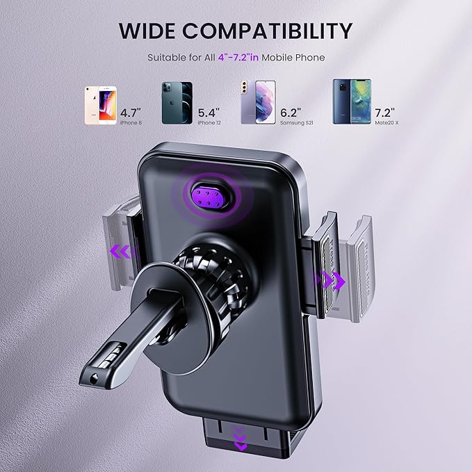 FESIYOYE Car Phone Holders for Car Air Vent Phone Mount Universal Automotive Accessories Car Mount Cradles Fit for iPhone Android Smartphones