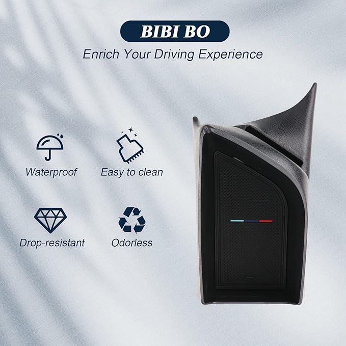 BIBIBO for BMW X1 F48 Accessories,Center Console Organizer Tray Fit for 2016-2022 BMW X1 F48 /2019-2023 X2 F39 Insert Armrest Storage Box Accessories,ABS Material, Accessories for BMW x1