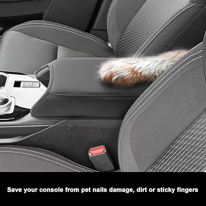 SXCY for 2025 2026 Mitsubishi Outlander Armrest Cover [Outlander Gas Only] for 2025 2026 Mitsubishi Outlander Accessories 2025 2026 Outlander Center Console Cover Middle Console Cover (Thin Cover)