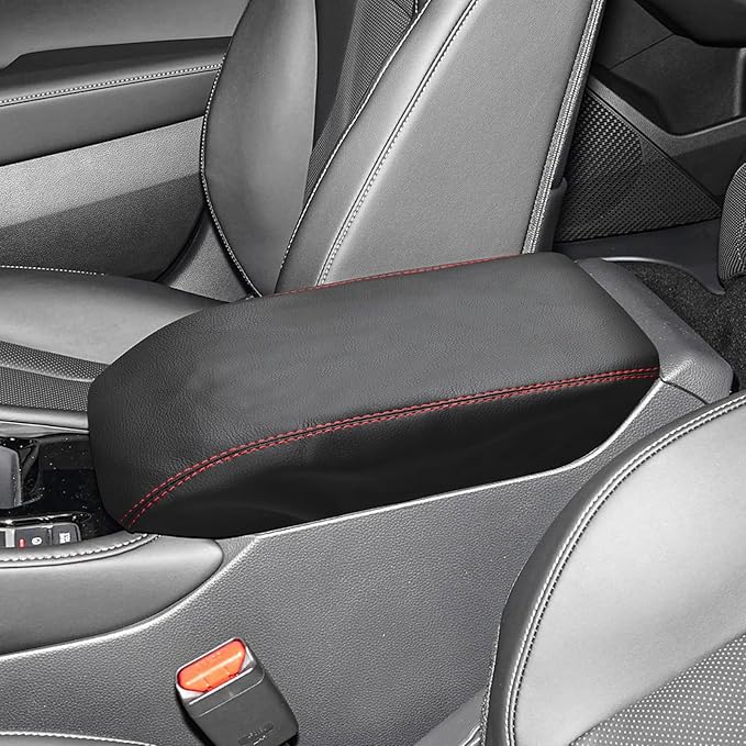 Compatible with Center Console Armrest Cover for Honda Accord 2023 2024 2025 Leather Arm Rest Storage Box Lids Cushion Protector Pad
