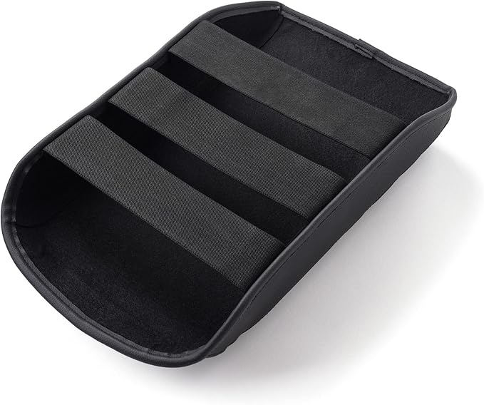 KMMOTORS Center Console Cover Compatible with Toyota 4Runner (2010-2024), Armrest Cushion Pad, Vegan Leather Console Lid Protector, 4Runner Interior Accessories