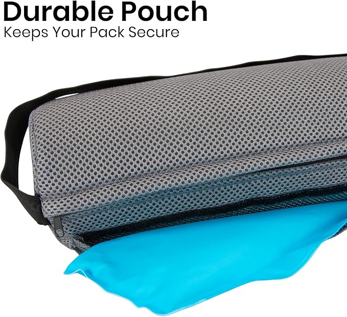 Vive Cooling Lumbar Support Pillow for Chair & Car - Back Pressure Relief Seat Cushion for Office or Gaming - Soft Memory Foam Bolster Helpful for Sciatica, Pregnancy, Elderly, Truckers, Desk Jobs