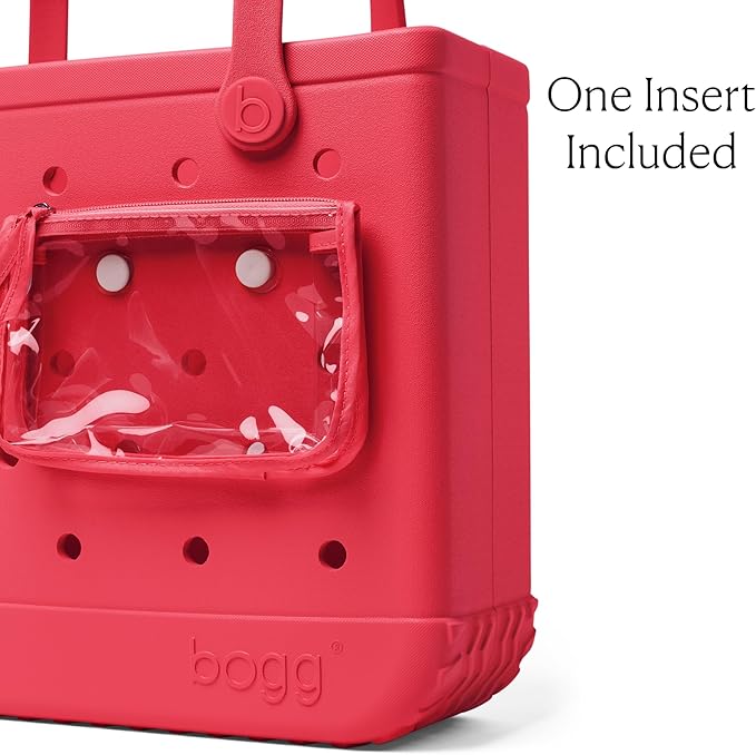 BOGG BAG Medium Tote – 15” x 12.5” x 5” – Durable, Washable, Tip-proof – Beach, Pool, Boat, Work, Sports (Citrus Sorbet)