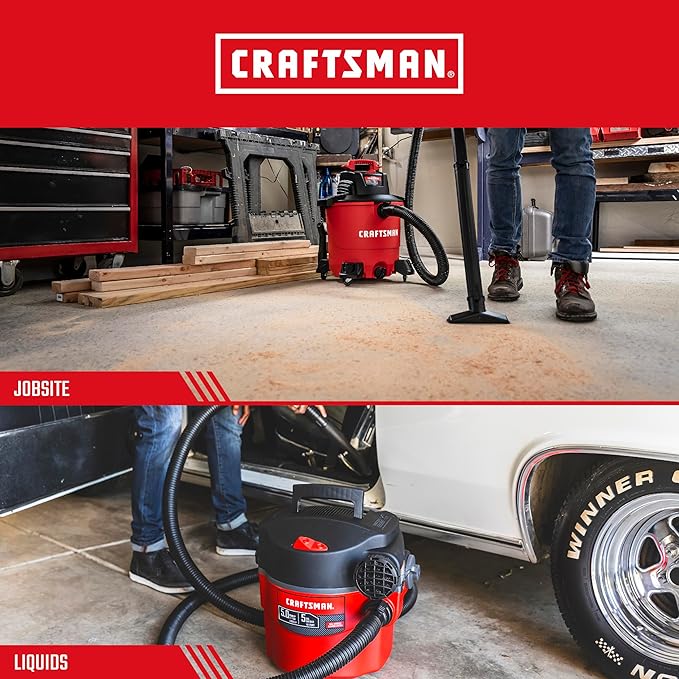 CRAFTSMAN CMXZVBE38676 1-7/8 in. Utility Nozzle Wet Dry Vac Attachment, Industrial-Grade Shop Vacuum Accessory for Cleaning Hard Surfaces, Fits 1-7/8 in. Hose Diameter