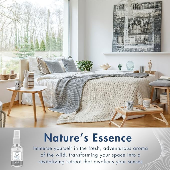G's Breeze Wild Air Freshener – Invigorating Nature Inspired Aroma – Energizing & Refreshing Scent – Floral, Crisp & Bold Fragrance for Home, Car & Office – Ideal for Any Space or Occasion