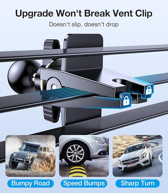 Coolpow for MagSafe Car Mount Charger【15W Top Charger】Magnetic Wireless Car Charger for iPhone Magsafe Car Charging【Strong Magnets】Magnetic Phone Holder Mount Charger for iPhone 17 Pro Max 16 15 14 13