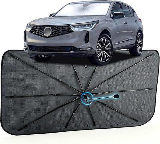 Car Windshield Sun Shade for Acura RDX 2019-2026 –[Reflective Coated Fabric] Sunshade Umbrella for Front Window, Car Shades Sun Visor Keep Car Cool and Protects Interior, 1:1 Exact Fit