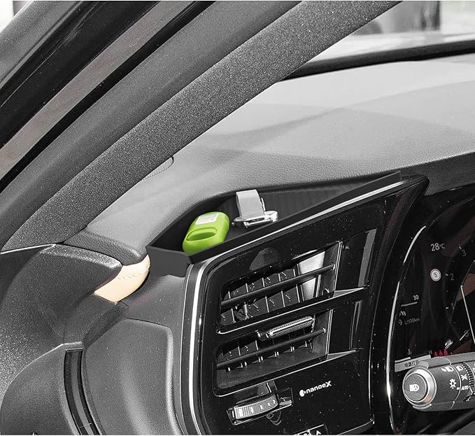LUWU 2026 RX Dashboard Non-Slip Mat Compatible with 2023 2024 2025 2026 Lexus RX350/RX450/RX500 Accessories Silicone Protective Pad Liner Protective Pad Center Console Liner Mat Black