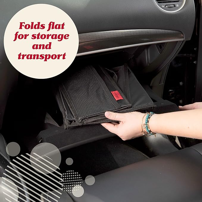 Lusso Gear Car Seat Organizer for Front or Backseat - Great for Adults & Kids, Features 9 Storage Compartments for Toys, Magazines, Tissues, Maps, Books, Documents, Games & More (Floral)