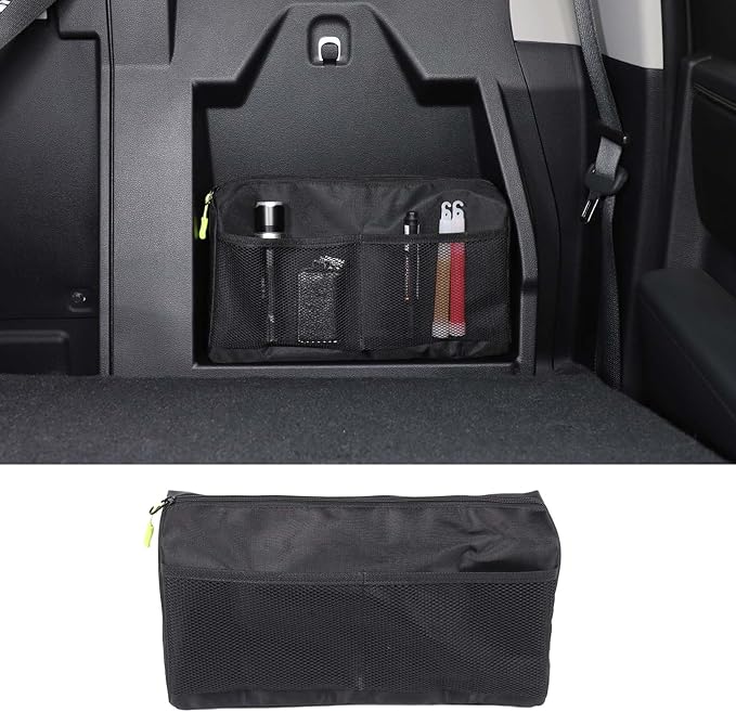 TOYCIDFG Back Seat Storage Bag Compatible with Toyota Tundra 2022-2025, Save Space Multi Function with Strap Car Storage Accessories (Seatback Bag)